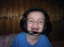 Guest operator at HB9AUS: Devin 3 years old!